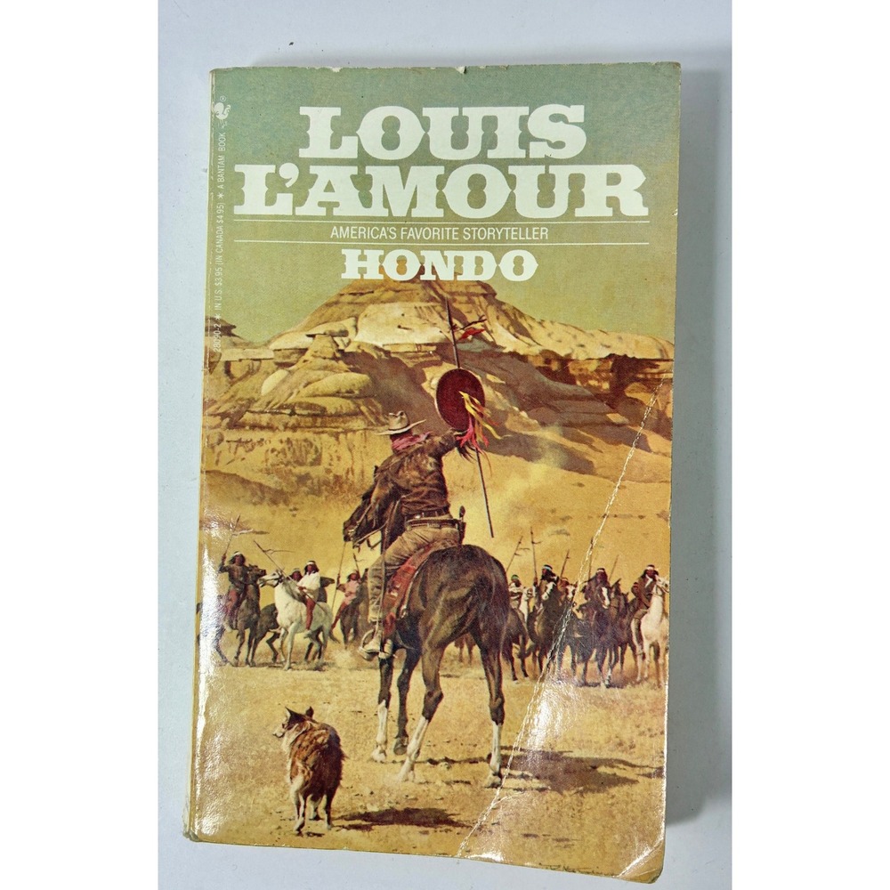 Hondo Louis LAmour Vintage 1983 30th Anniversary Bantam Books Western Paperback